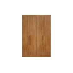 Imagem de Módulo de Quarto Casal Guarda Roupa Rizon c/ 4 Portas e 3 Gavetas Freijo Cumaru - Novo Horizonte