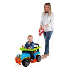 Imagem de Carrinho De Brinquedo Jip Jip Infantil Empurrador Infantil Maral