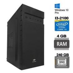 Imagem de Computador I3 2100, Ssd 240Gb, Memória 4Gb Gab Mt32Bk, Win10 - Sobralt