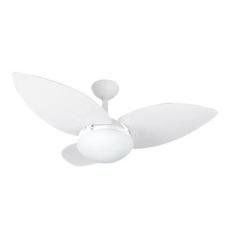 Imagem de Ventilador Teto Sala Quarto Moderno Silencioso Branco 127V - Poliluz