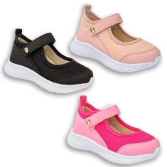 Imagem de Tenis Sapatilha Menina Feminina Antederrapante Linha Premium 20 Ao 27