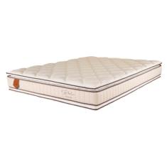 Imagem de Colchão King Size 193X203X30 Prorelax Bali Molas Ensacadas Pillow Top Duplo