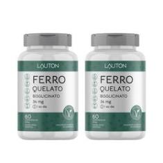 Imagem de 2x Ferro Quelato 34mg 60 comprimidos Lauton Nutrition - Clinical Series