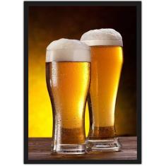 Imagem de Quadro Decorativo Cerveja Bar Churrasco Restaurantes Bebida Gourmet Co