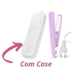 Imagem de Mini Chapinha Prancha Portátil Cabelo Liso Bivolt com case - Lenox, Bi