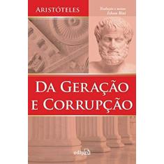Imagem de Da Geração e Corrupção - Aristóteles - 9788572839112