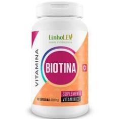 Imagem de Biotina Firmeza & Crescimento 60 cápsulas Vitamina H B7 Pele Unhas Cabelo