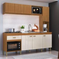 Imagem de Cozinha Indekes Dubai 7 Portas 1 Gaveta Freijo/off White