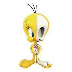 Imagem de Boneco Piu Piu Looney Tunes Xxray - Mighty Jaxx