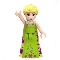 Imagem de Boneco Blocos De Montar Coleção Princesas Princesa Elsa - Mega Block T