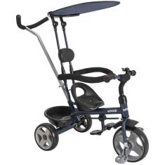 Imagem de Triciclo Carrinho para Passeio e Pedal Kiddo Grow Azul Whoop