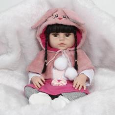 Imagem de Boneca Reborn Boneca Realista Brinquedo Com Pelúcia Vinil - Cegonha Re