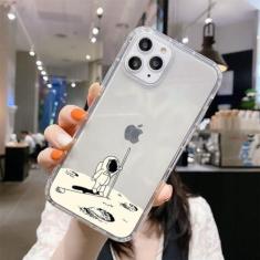 Imagem de Capa de telefone astronauta para iPhone 11 13 14 Pro Max 12 XR 7 8 Plus X XS SE 2020 13 Mini 14promax 13promax Capas macias de silicone, UB01, para iPhone 12ProMax