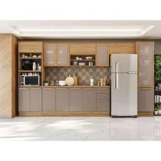 Imagem de Cozinha Compacta Botanic com Tela 14 PT 3 GV Nogueira e Fendi - Kappes