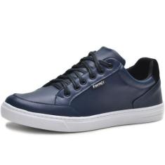 Imagem de Tênis Casual Cano Baixo Masculino Form's, Azul, 36, Masculino