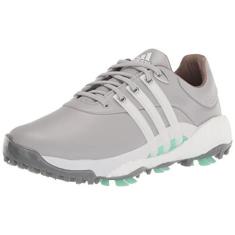 Imagem de adidas Tênis de golfe feminino Tour 360 22, Cinza dois/Calçados Branco/Pulse Mint, 35
