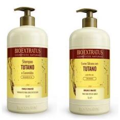 Imagem de Kit Tutano Bio Extratus Shampoo + Creme De Silicone 1 Litro
