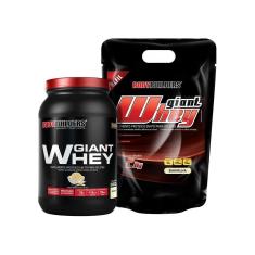 Imagem de Kit Giant Whey 2 kg Refil - Bodybuilders + Giant Whey 908 g - Bodybuilders-Unissex