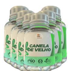 Imagem de Canela De Velho - 60 Cáps 500Mg Kit Com 6 Potes