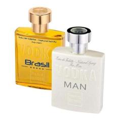 Imagem de Kit Perfume Paris Elysees Vodka Man E Vodka Brasil Amarelo