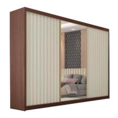 Imagem de Guarda Roupa Athenas 2 Portas com Espelho MDF - Móveis Europa - Moveis