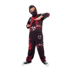 Imagem de Fantasia Ninja Infantil Longo, Tartaruga, Samurai, Carnaval - Fantasia