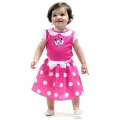 Imagem de Fantasia da Minnie Bebê 1 e 2 anos Vestido Minnie Rosa Sulamericana 92
