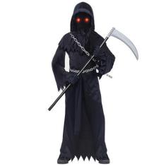 Imagem de Fantasia infantil Grim Reaper Scary Halloween Nabobs para meninos/meni
