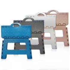 Imagem de Banco Banqueta Dobrável Resistente 120 Kg Multiuso Fácil de Carregar -