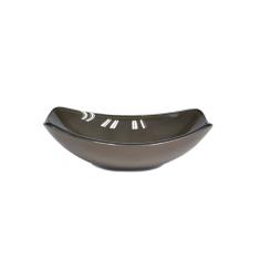 Imagem de Cuba De Vidro Oval Chanfrada 46Cm Marrom