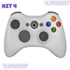 Imagem de Kit 4 Controle Xbox 360 Sem Fio - Maxmidia