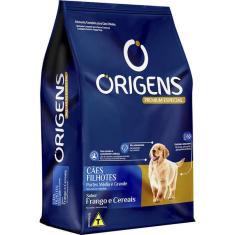 Imagem de Ração Seca Origens Premium Especial Frango E Cereais Para Cães Filhotes Raças Médias E Grandes - 3 Kg