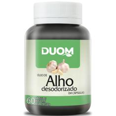 Imagem de Óleo De Alho Desodorizado 500Mg 60 Cápsulas – Duom