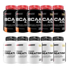 Imagem de Kit 5X Bcaa 4.5 Tangerina 100G + 5X Power Creatina 100G