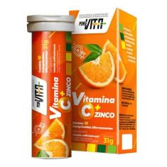 Imagem de Pensevita Vitamina C + Zinco Com 10 Comprimidos Efervescentes
