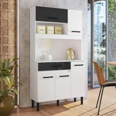 Imagem de Armario Cozinha 5 Portas E 1 Gaveta Magazine 90 - Nicioli