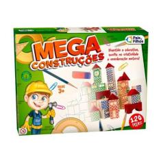Imagem de Brinquedo Mega Construção 120 Pçs Educativo - Pais E Filhos