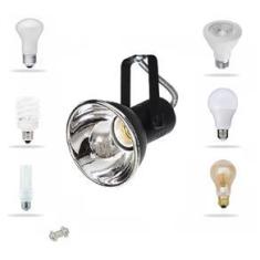 Imagem de Kit 19 Spot Trilho Perfilado Eletro calha Par20 Bulbo OL5