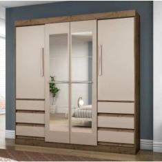 Imagem de Guarda Roupa Casal 1577 Demolição Baunilha - Araplac - araplack