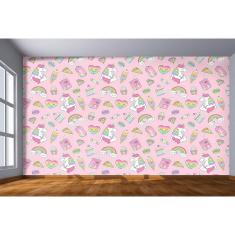 Imagem de Papel De Parede Unicórinios Doces Arco Iris Azs141