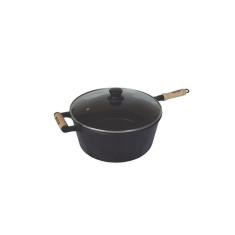 Imagem de Caçarola De Ferro Com Cabo  E Tampa De Vidro -- 6 Lts