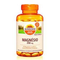 Imagem de Suplemento Alimentar Sundown Magnésio 250Mg 100 Comprimidos