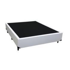 Imagem de Base Box Casal Sintético Homequeen Branco 40X138x188