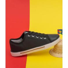 Imagem de Tênis  Casual Infantil  Preto / Branco Molekinho - Molekinho