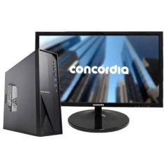 Imagem de Computador SFF Concórdia Completo Com Monitor 21,5'' Processador Core 