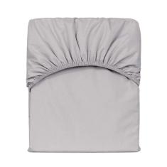 Imagem de Lençol Avulso King Slim Com Elástico Percal 200 Fios - Cinza