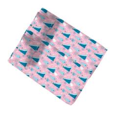 Imagem de Jogo De Cama Portallar Casal Malha Mista Estampado Disney Ice Magic Frozen 3 Pçs Lilas