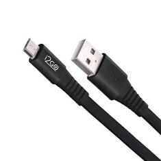 Imagem de Cabo Micro USB I2GO 1.2m 2.4A PVC Flexivél Flat - I2go (I2GO0) Basic, Preto