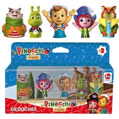 Imagem de Dedoches Pinoquio E Seus Amigos Brinquedo Fantoche - Líder Brinquedos