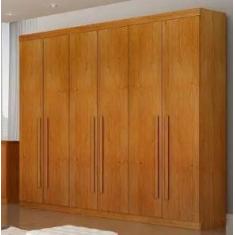 Imagem de Guarda Roupa Casal 6 Portas 4 Gavetas Uberaba - Móveis Valverde - Cina